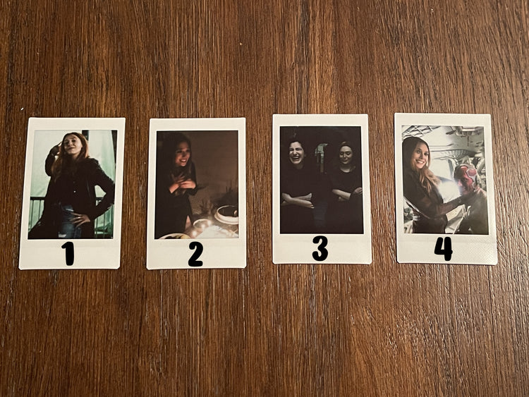 Elizabeth Olsen/Marvel Set Polaroids