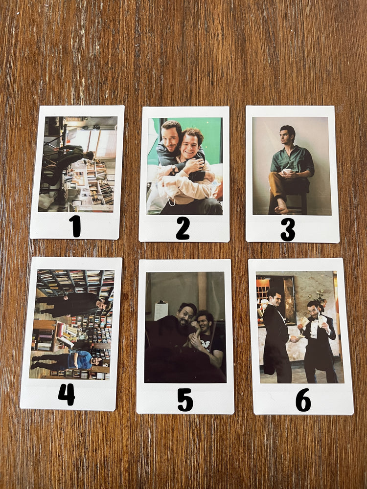 Tick Tick Boom Set Polaroids